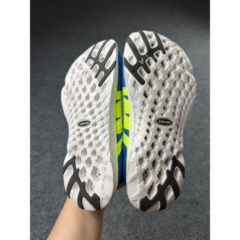 Aleader XDRain Kids Water Shoes Blue Neon Green Quick Dry Slip On‎ US 2